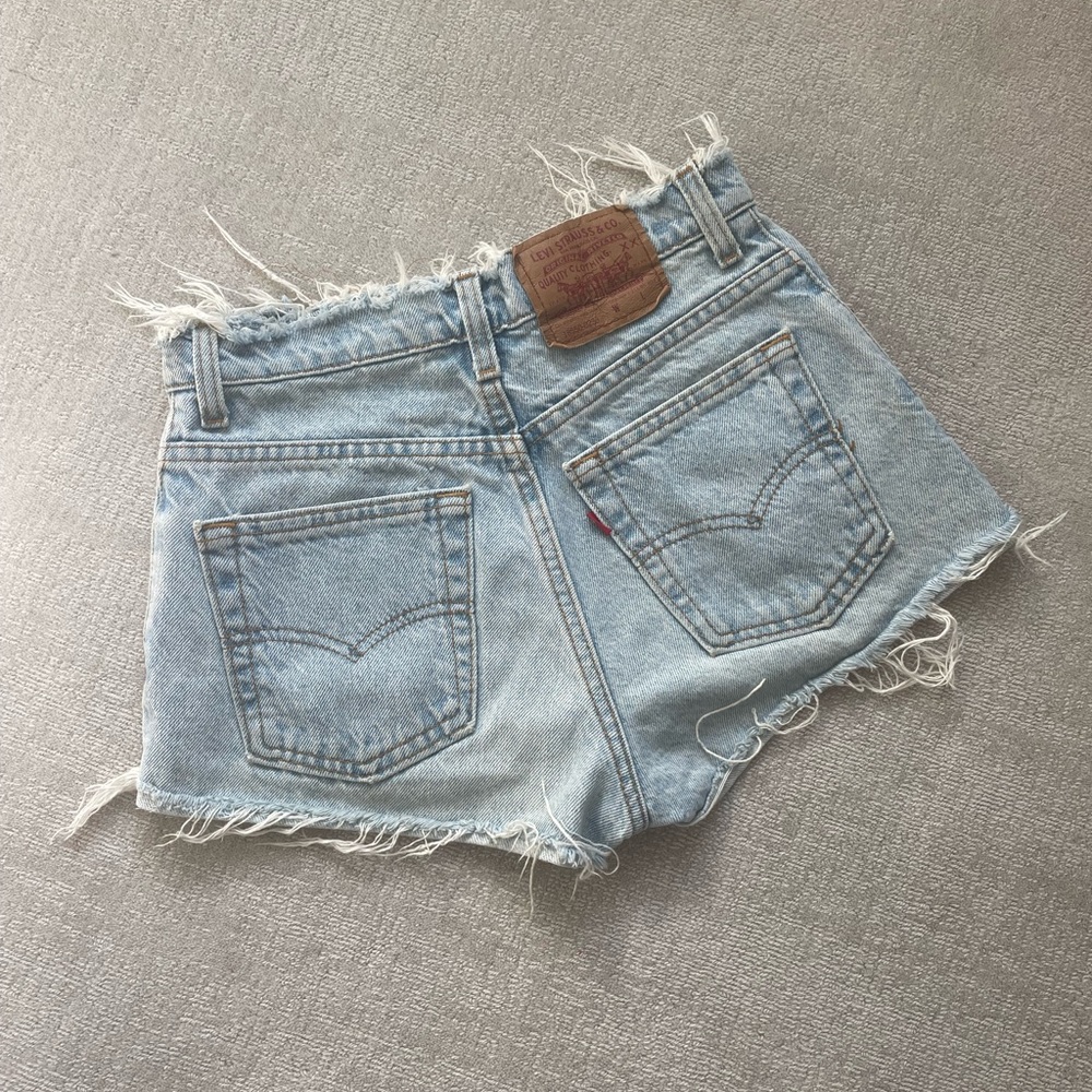 Levi vintage jean shorts